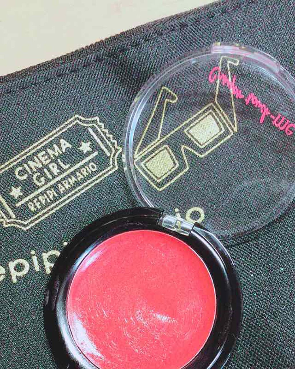 キャンドゥ リップ＆チークのクチコミ「❤キャンドゥのリップ＆チーク❤️

108円

👍発色よし
👍肌なじみよし
👍使いやすい色

.....」（1枚目）