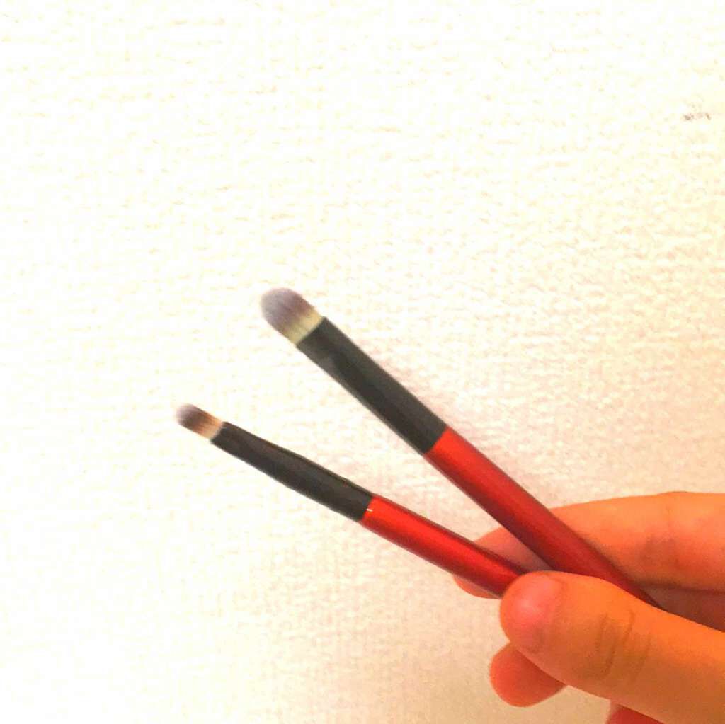 春姫 アイシャドウブラシ/DAISO/メイクブラシを使ったクチコミ(1枚目)