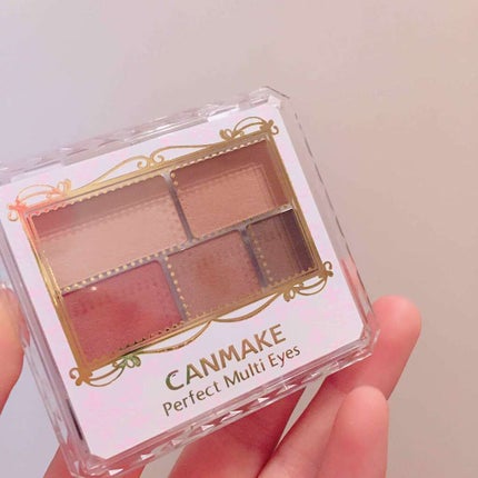パーフェクトマルチアイズ/キャンメイク/アイシャドウパレットを使ったクチコミ(1枚目)
