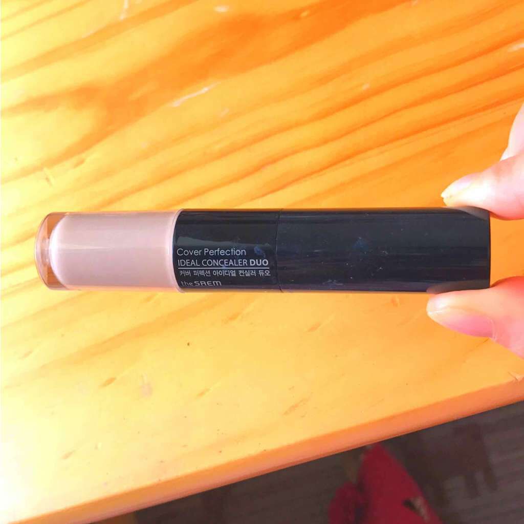 カバーパーフェクション アイディールコンシーラー デュオ/the SAEM/スティックコンシーラーを使ったクチコミ(1枚目)