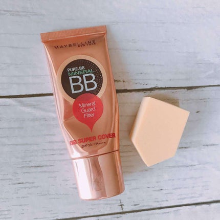 MAYBELLINE NEW YORK ピュアミネラル BB スーパー カバーのクチコミ「カバー力がすごいっ😻😭❣️❣️❣️これ本当にすごいです👼🏼💕シミソバカス&毛穴を綺麗にカバーし.....」(1枚目)