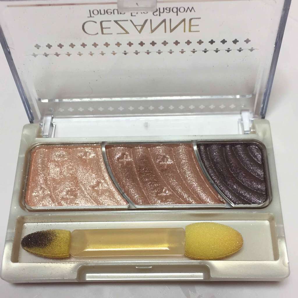 トーンアップアイシャドウ/CEZANNE/アイシャドウパレットを使ったクチコミ(1枚目)