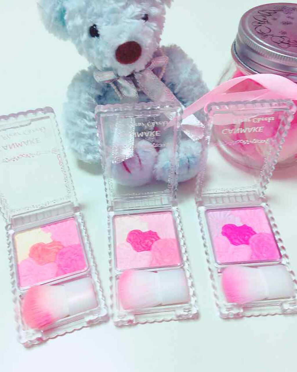 グロウフルールチークス/キャンメイク/パウダーチークを使ったクチコミ(2枚目)