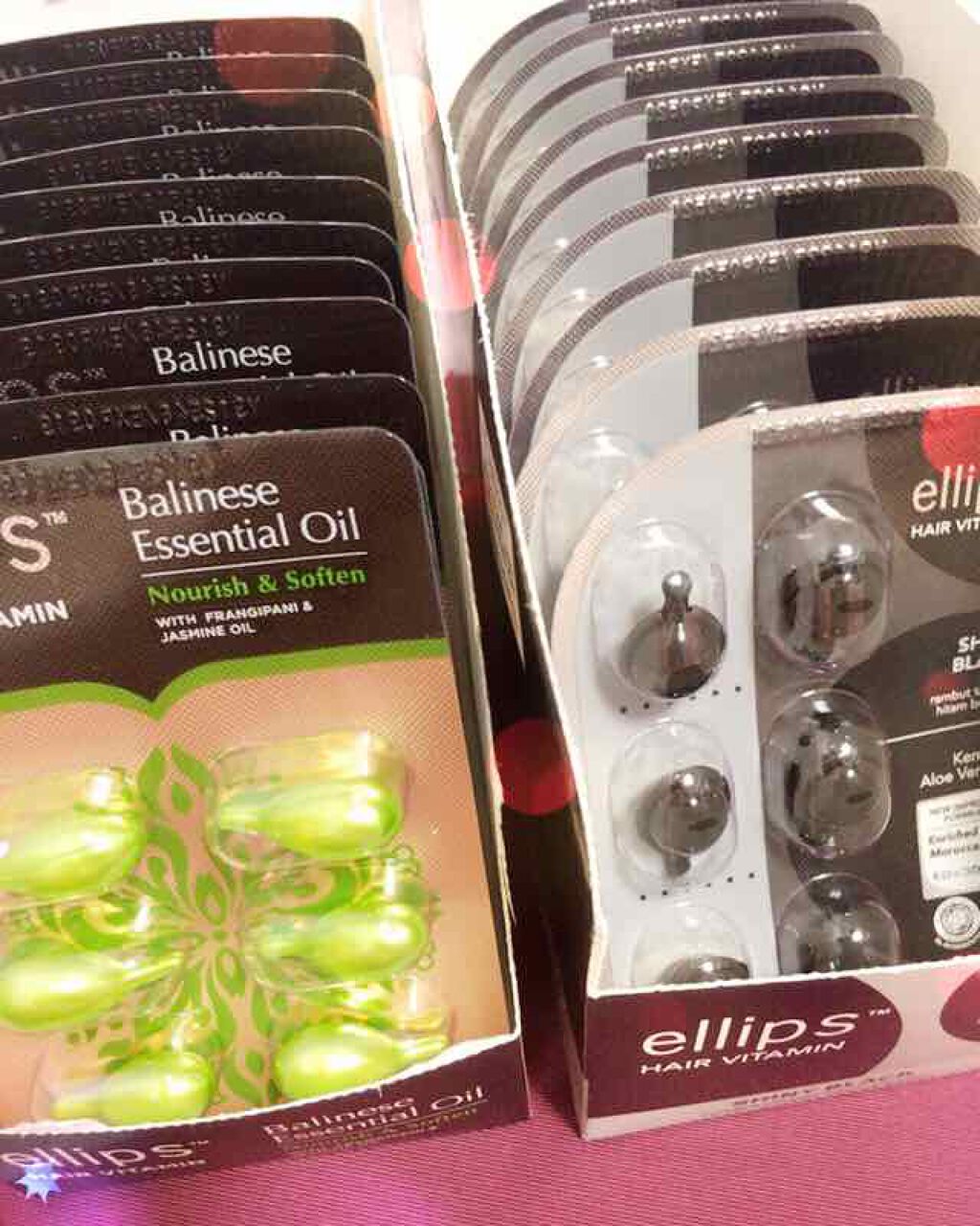 ヘアーオイル【トリートメント】/ellips/ヘアオイルを使ったクチコミ（2枚目）