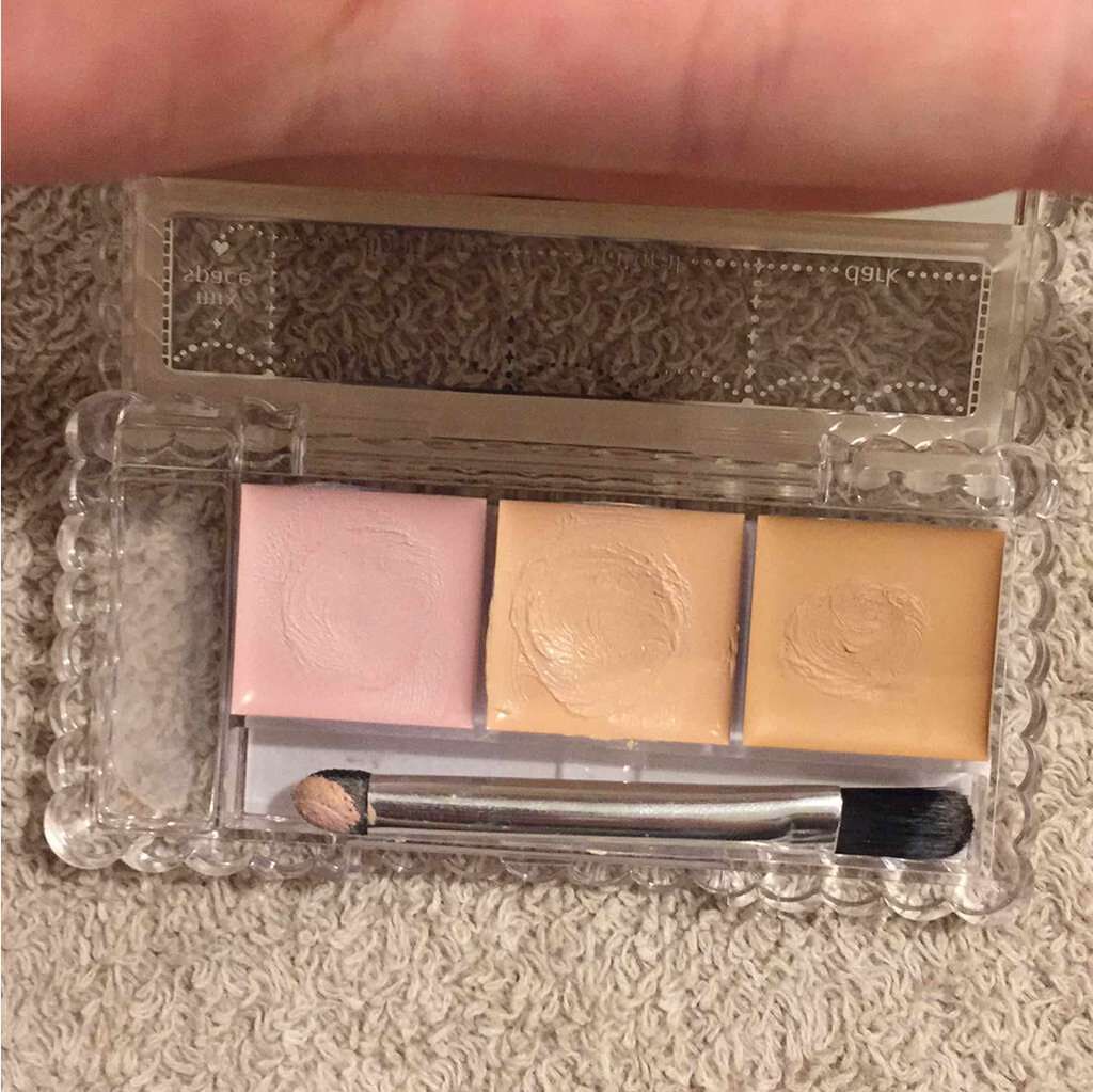 カラーミキシングコンシーラー/キャンメイク/パレットコンシーラーを使ったクチコミ(3枚目)