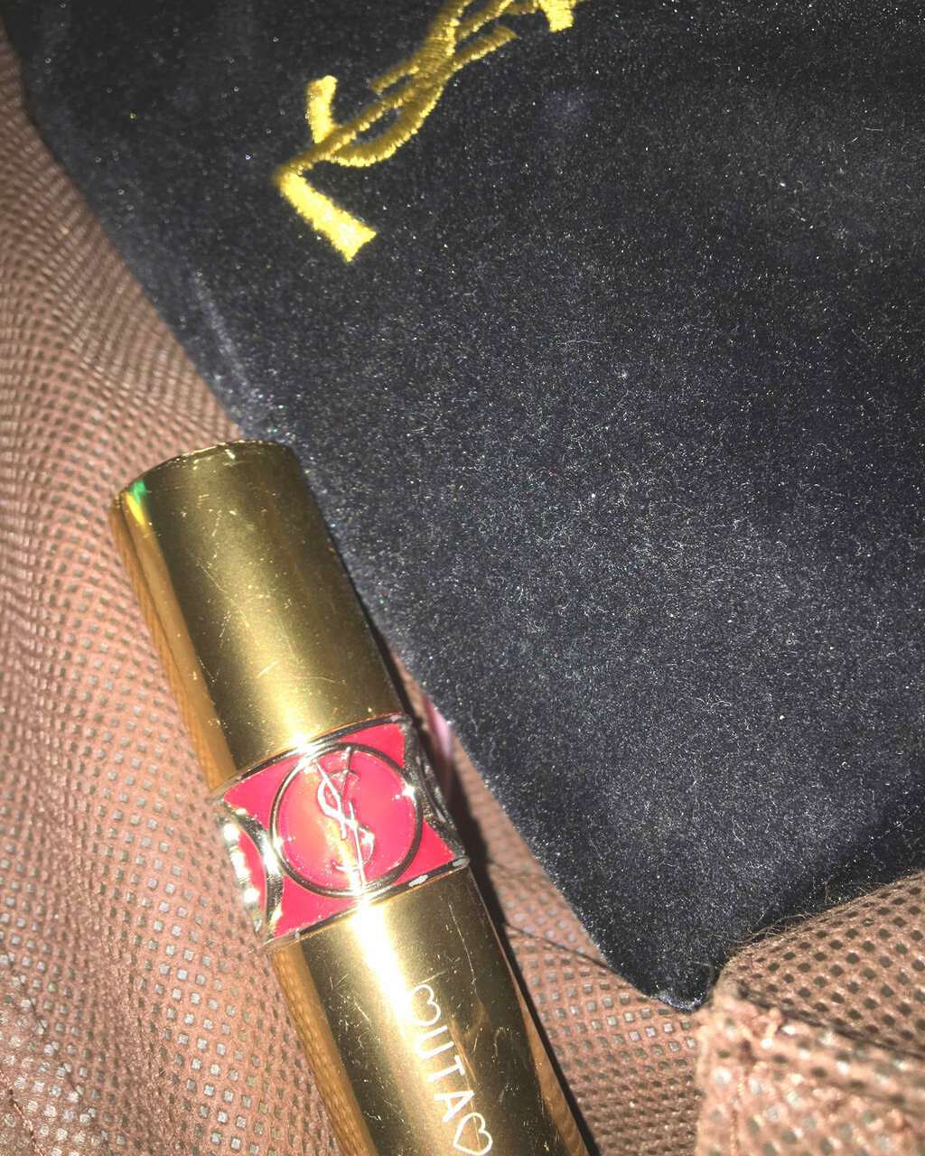 ルージュ ヴォリュプテ シャイン/YVES SAINT LAURENT BEAUTE/口紅を使ったクチコミ(1枚目)