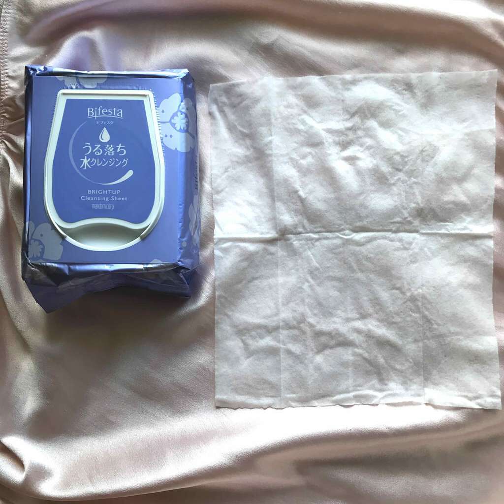 ミセラークレンジングシート ブライトアップ/ビフェスタ/クレンジングシートを使ったクチコミ(1枚目)