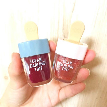 ディアダーリン ウォータージェルティント (アイスティント)/ETUDE/口紅を使ったクチコミ(1枚目)