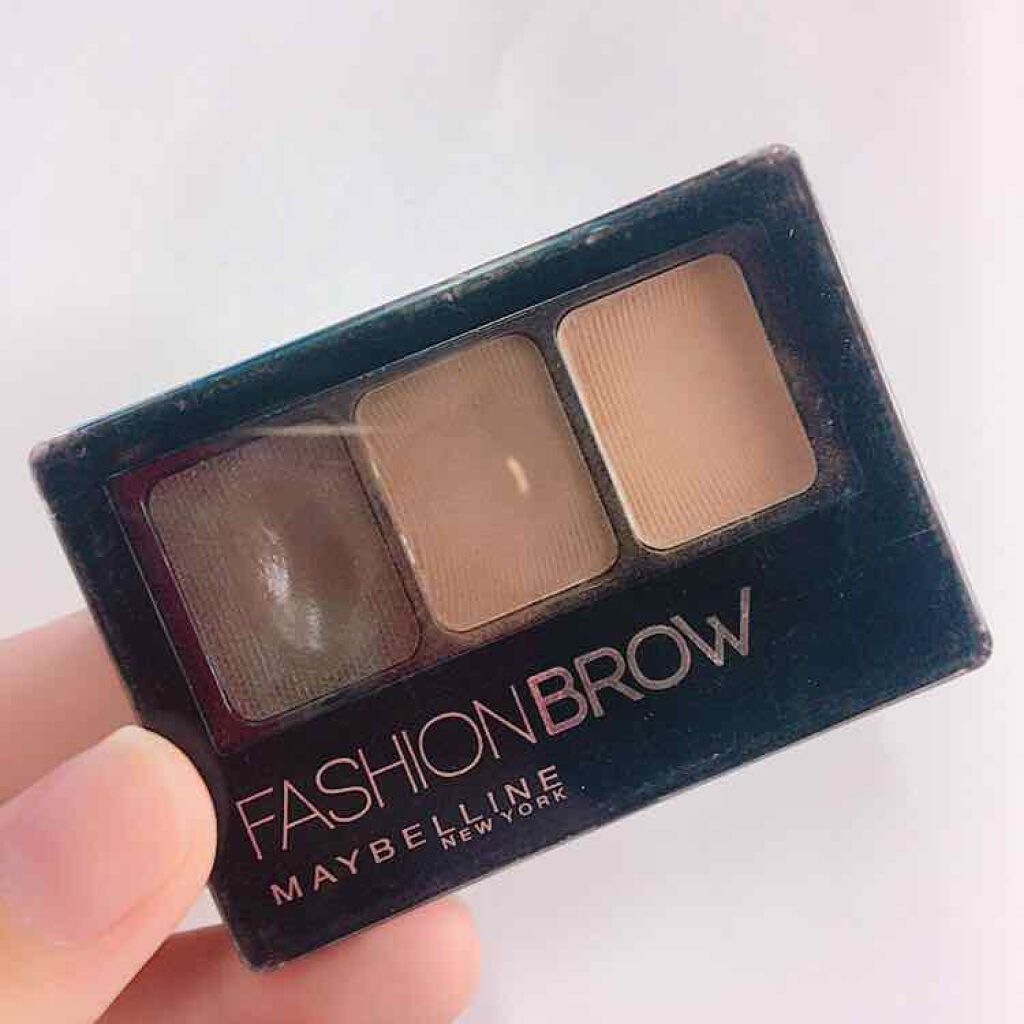 ファッションブロウ パレット BR-3 明るい茶色/MAYBELLINE NEW YORK/パウダーアイブロウを使ったクチコミ（1枚目）