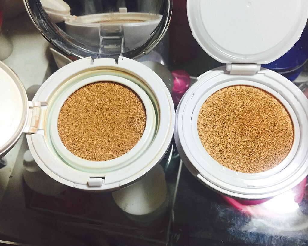 エニークッション オールデイパーフェクト/ETUDE/クッションファンデーションを使ったクチコミ(3枚目)