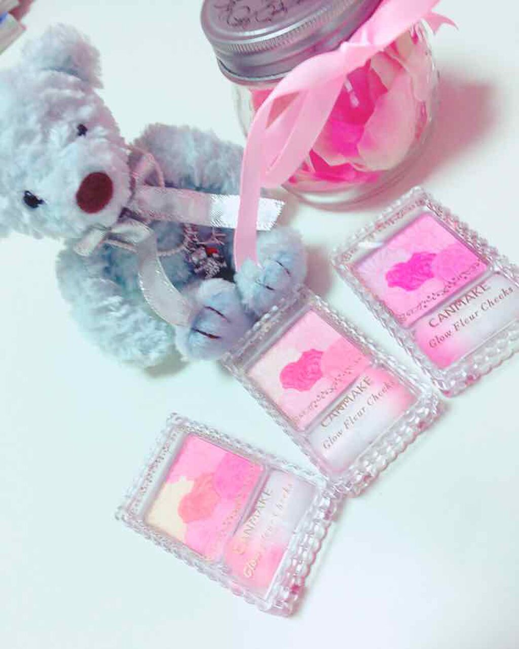 グロウフルールチークス/キャンメイク/パウダーチークを使ったクチコミ(1枚目)