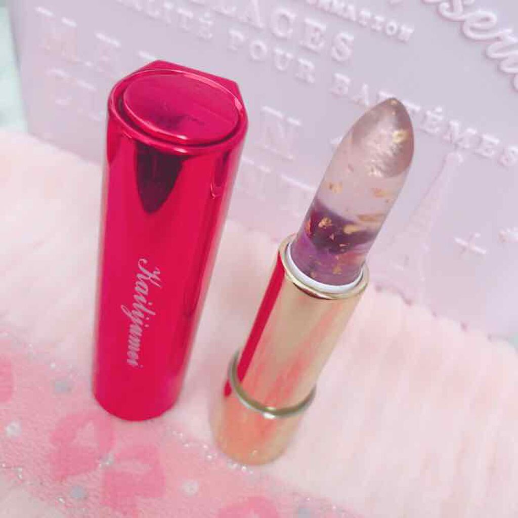 もも on LIPS 「♡カイリジュメイフラワーリップパープル¥1,800お友達に誕生..」(1枚目)