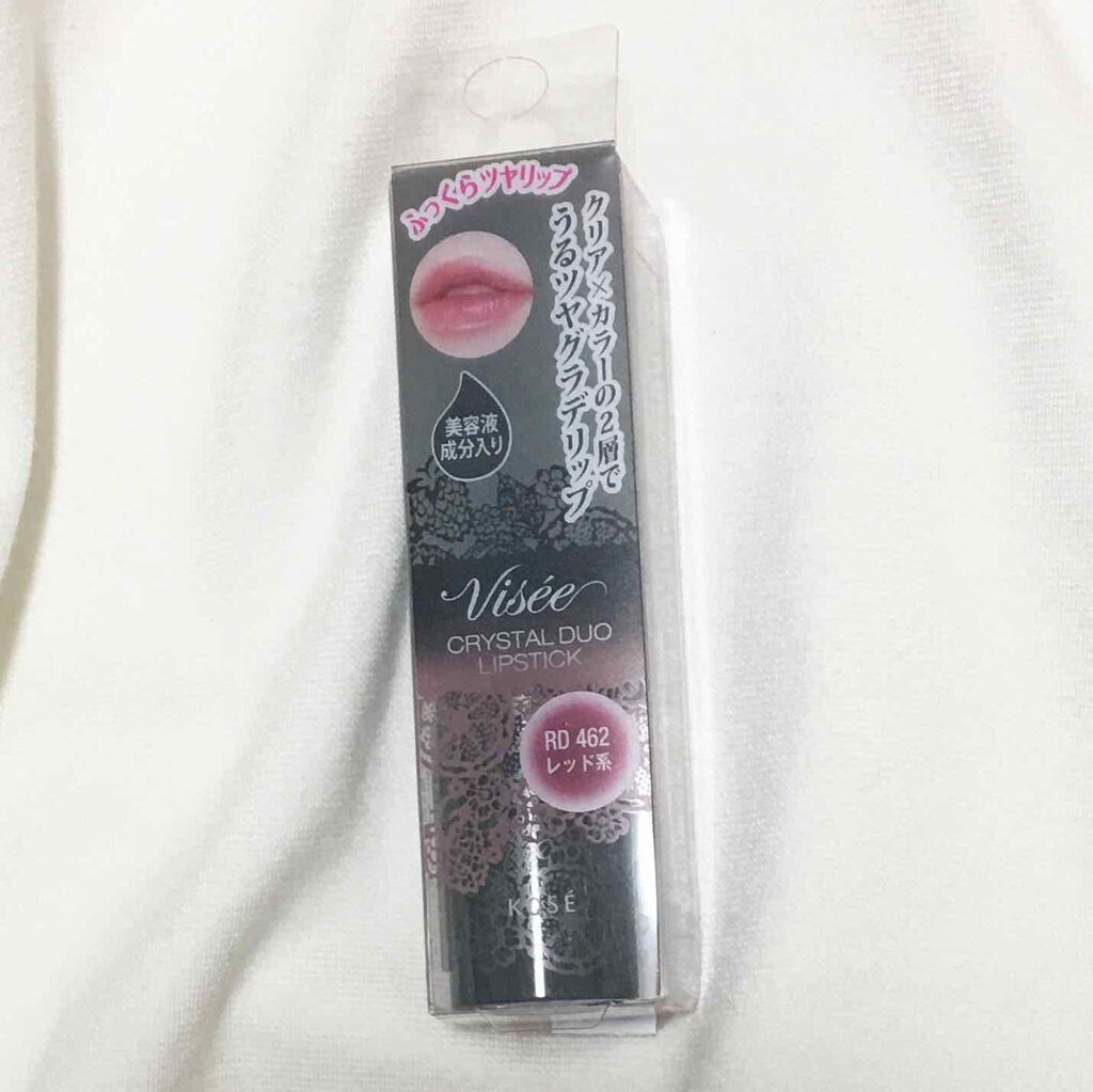 クリスタルデュオ リップスティック/Visée/口紅を使ったクチコミ(2枚目)