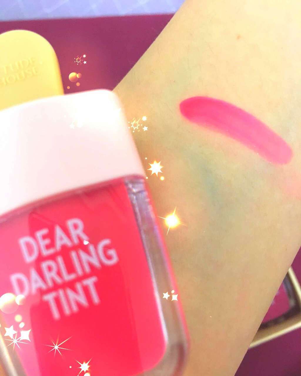 ディアダーリン ウォータージェルティント (アイスティント)/ETUDE/口紅を使ったクチコミ(1枚目)