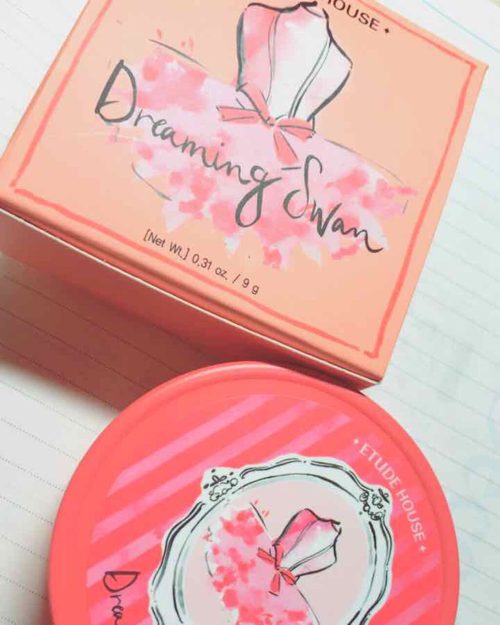 ドリーミングスワン アイ＆チーク/ETUDE/パウダーチークを使ったクチコミ（1枚目）