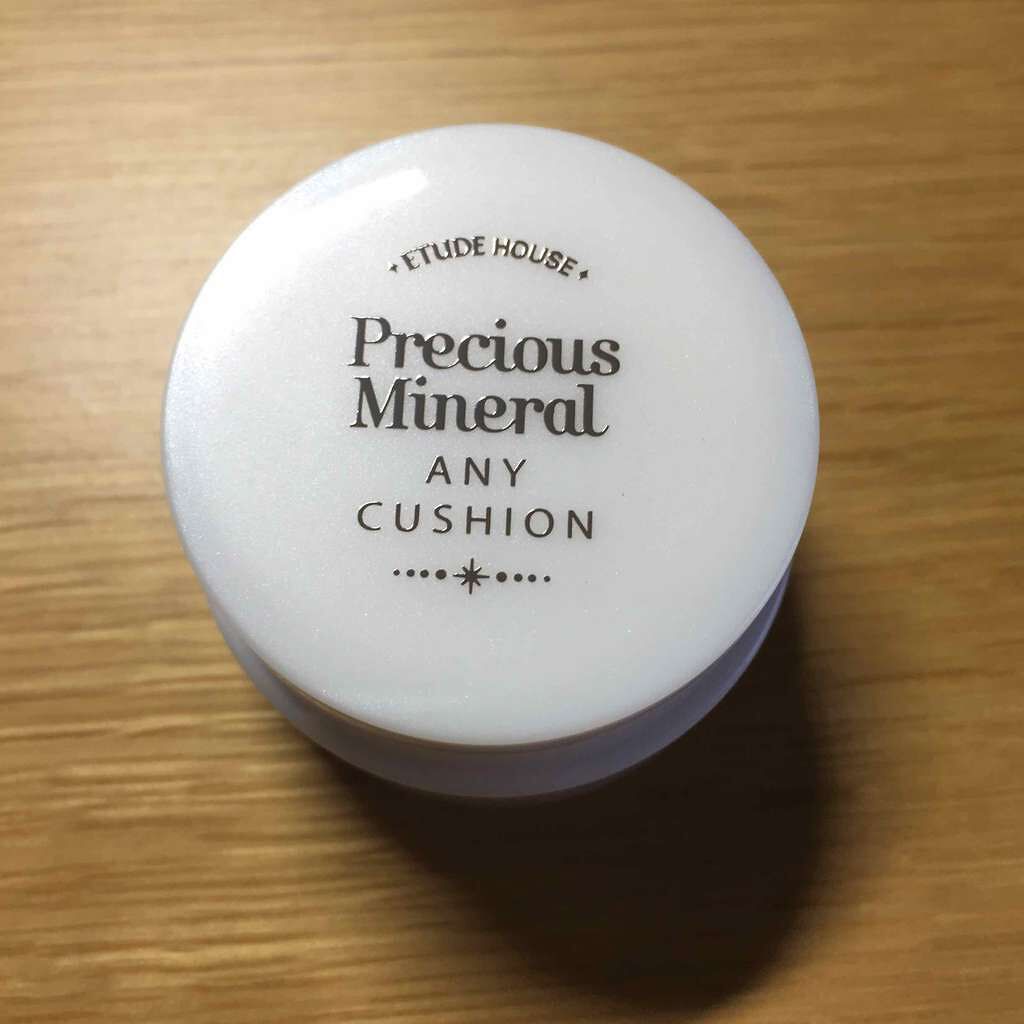 プレシャスミネラル エニークッション SPF50+/PA+++/ETUDE/クッションファンデーションを使ったクチコミ（1枚目）