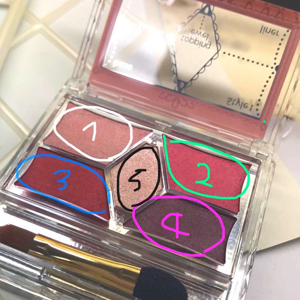 【旧品】パーフェクトスタイリストアイズ/キャンメイク/アイシャドウパレットを使ったクチコミ（2枚目）