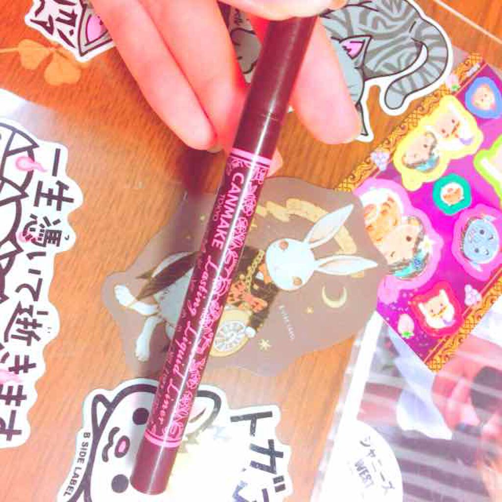 ラスティングリキッドライナー/キャンメイク/リキッドアイライナーを使ったクチコミ(1枚目)