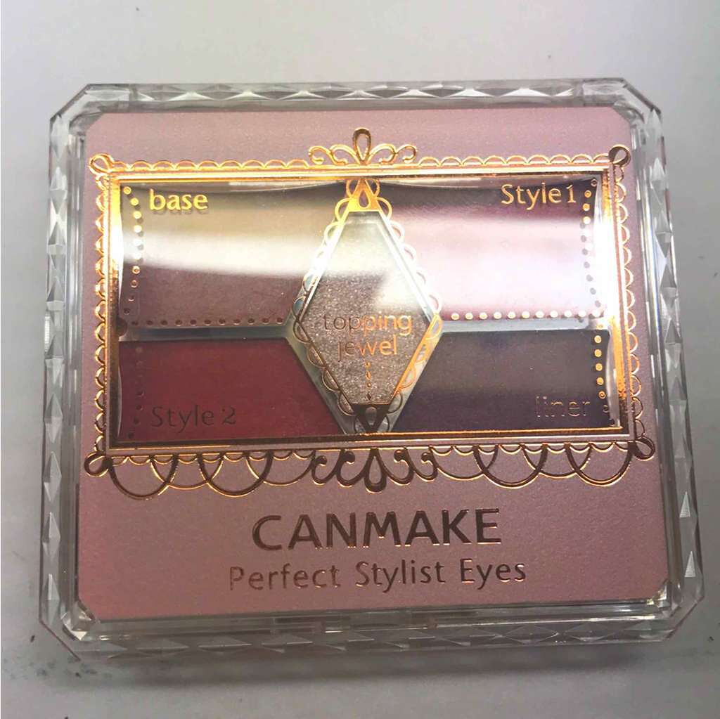 【旧品】パーフェクトスタイリストアイズ/キャンメイク/アイシャドウパレットを使ったクチコミ（1枚目）