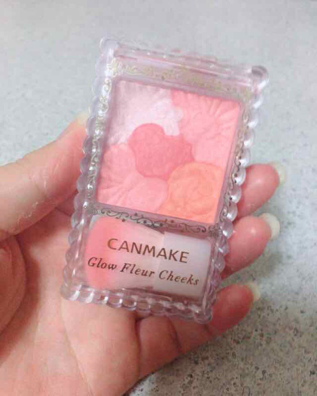 グロウフルールチークス/キャンメイク/パウダーチークを使ったクチコミ(1枚目)