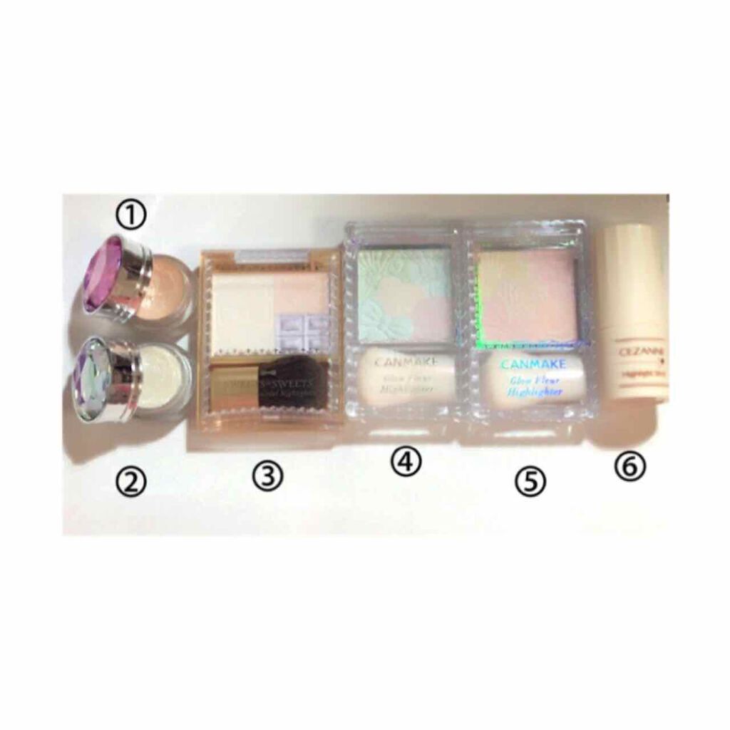 グロウフルールハイライター/キャンメイク/パウダーハイライトを使ったクチコミ(1枚目)