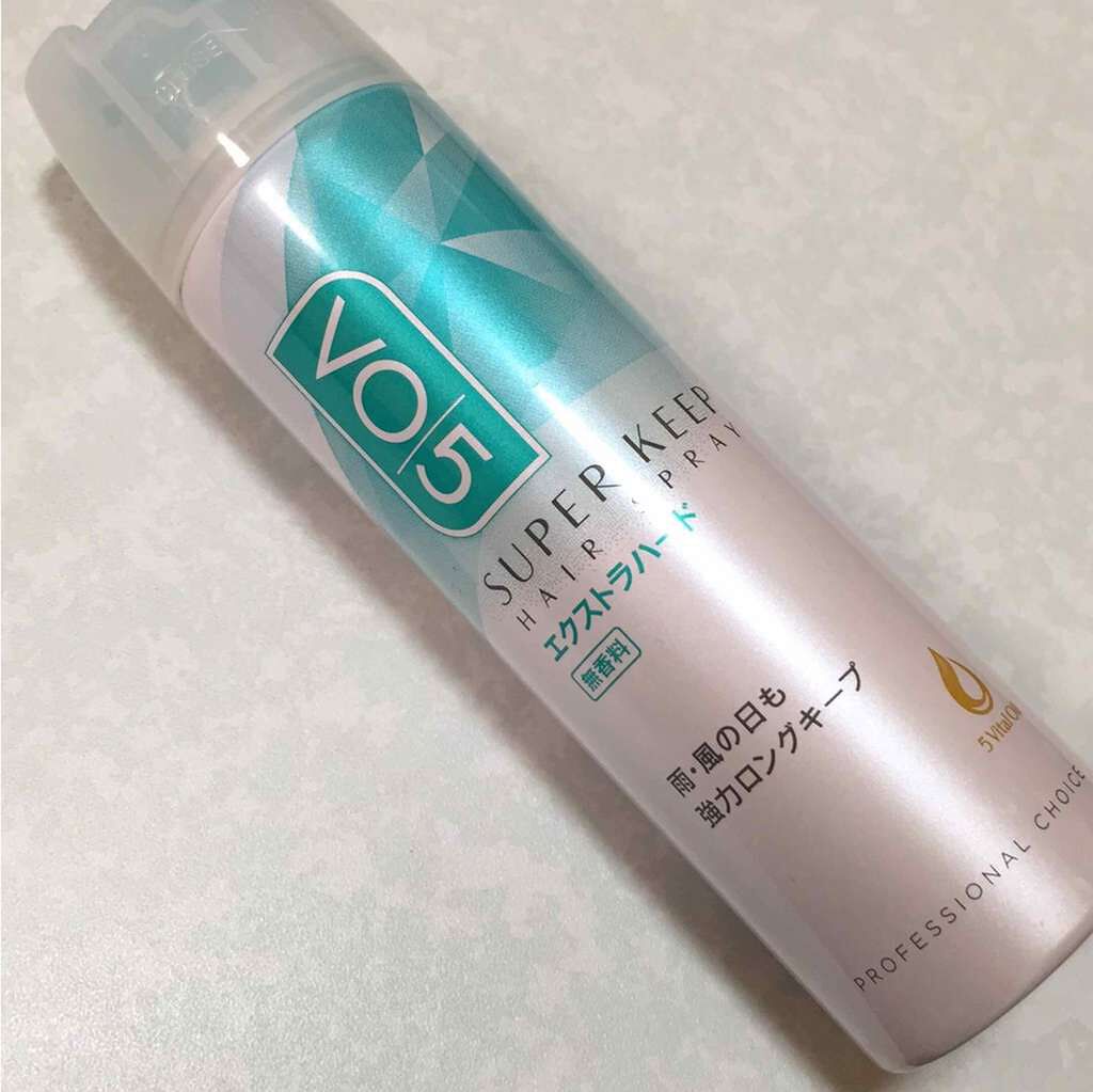 スーパーキープヘアスプレイ<エクストラハード> 無香料/VO5/ヘアスプレーを使ったクチコミ(1枚目)