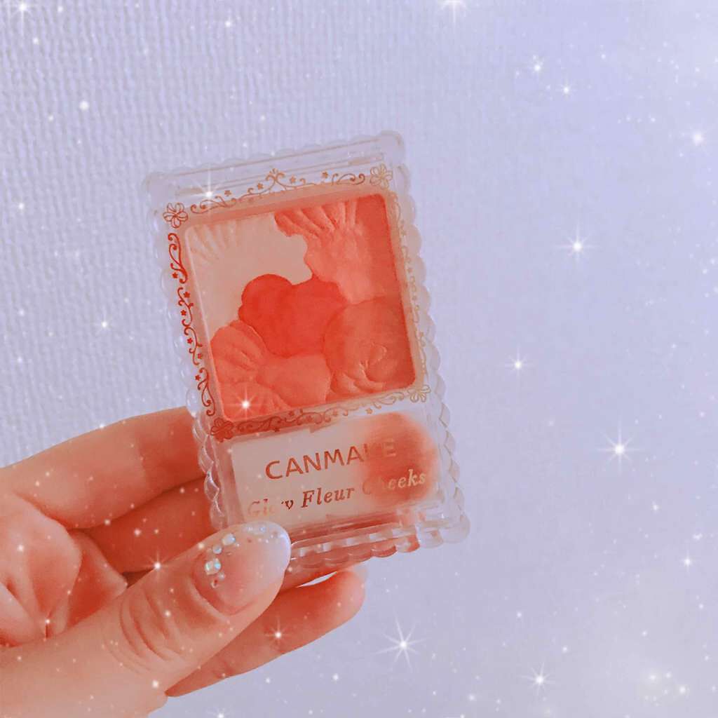 グロウフルールチークス/キャンメイク/パウダーチークを使ったクチコミ(1枚目)