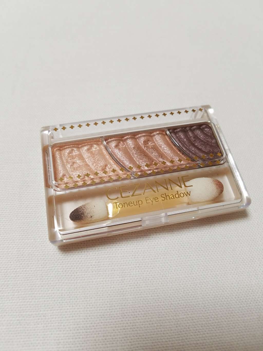 トーンアップアイシャドウ/CEZANNE/アイシャドウパレットを使ったクチコミ(1枚目)