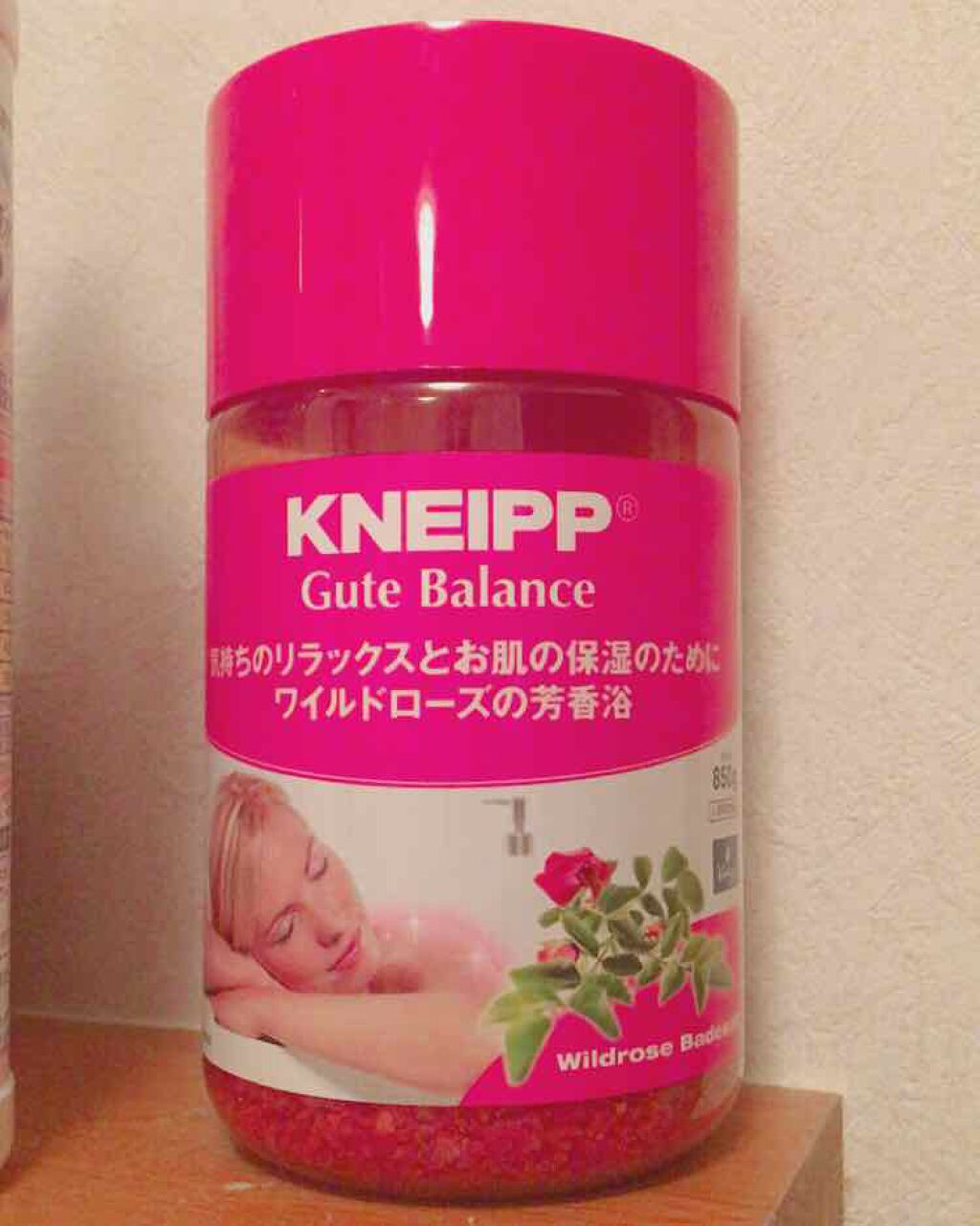 クナイプ グーテバランス バスソルト ワイルドローズの香り/クナイプ/入浴剤を使ったクチコミ（1枚目）