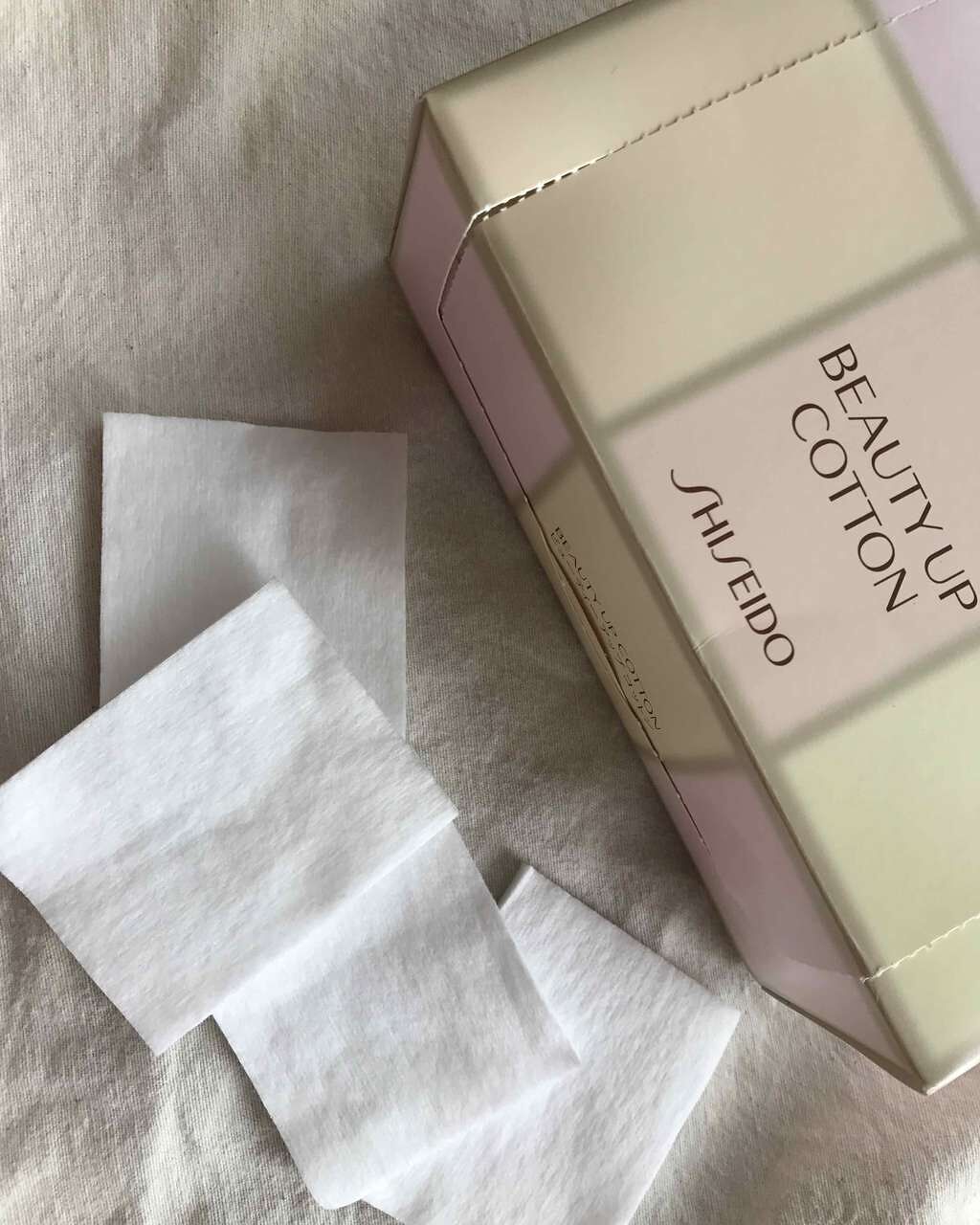 ビューティーアップコットン G/SHISEIDO/コットンを使ったクチコミ(1枚目)