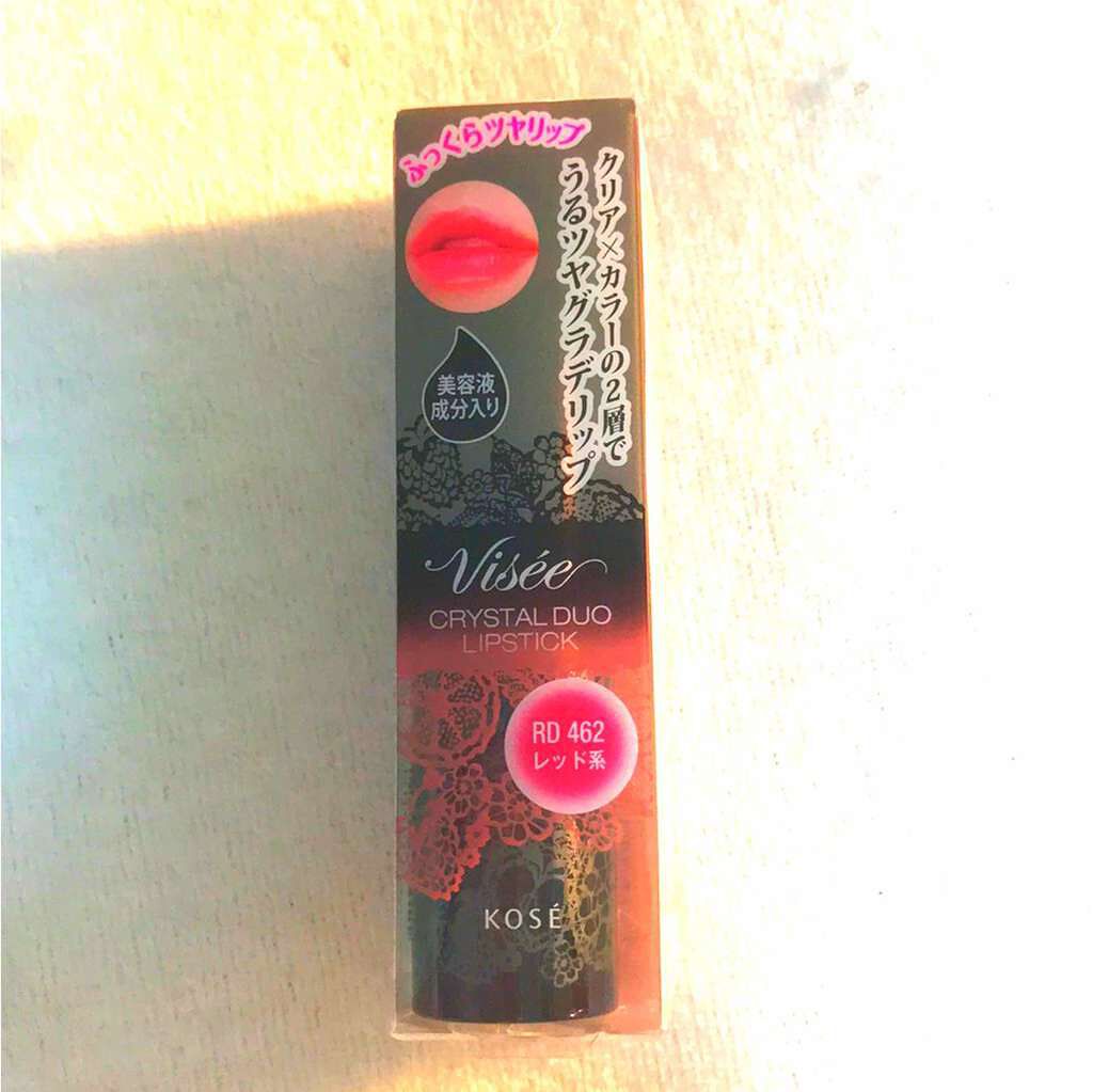 クリスタルデュオ リップスティック/Visée/口紅を使ったクチコミ(1枚目)