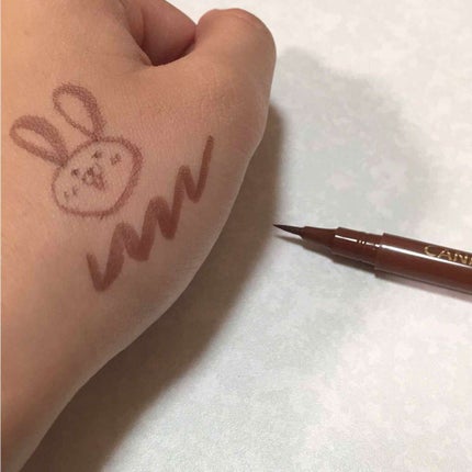 クイックイージーアイライナー/キャンメイク/リキッドアイライナーを使ったクチコミ(3枚目)