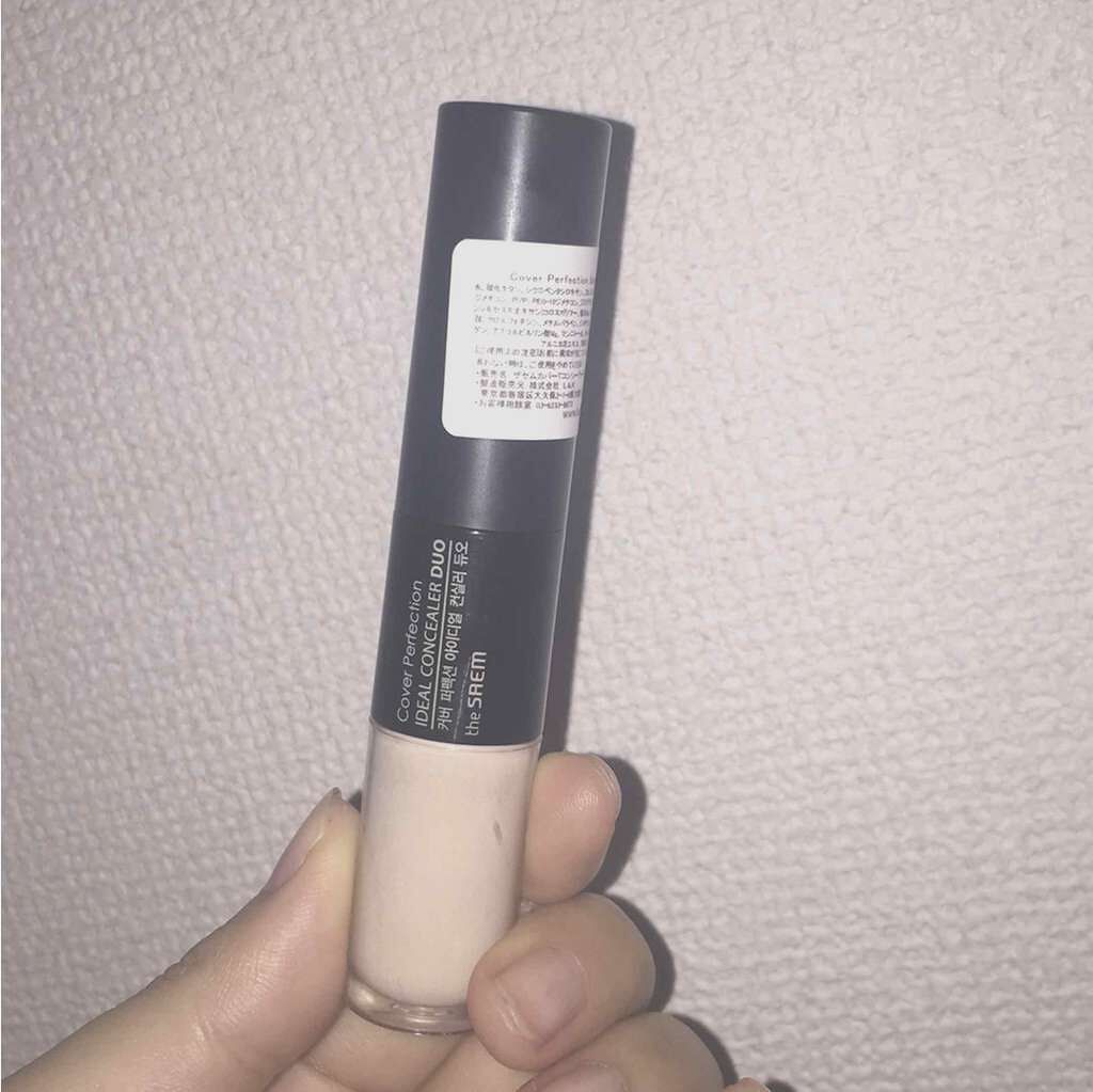 カバーパーフェクション アイディールコンシーラー デュオ/the SAEM/スティックコンシーラーを使ったクチコミ(1枚目)