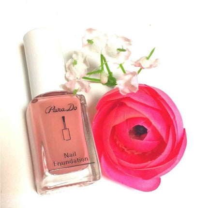 ネイルファンデーション PO ピンクオークル/パラドゥ/マニキュアを使ったクチコミ(2枚目)