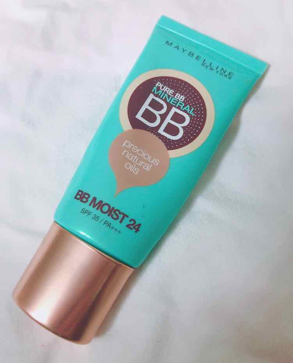 ピュアミネラル BB モイスト/MAYBELLINE NEW YORK/BBクリームを使ったクチコミ（1枚目）