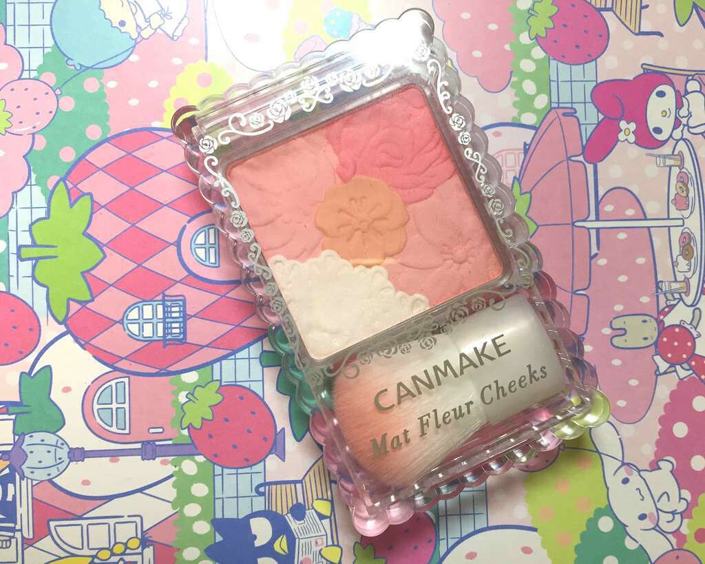 マットフルールチークス/キャンメイク/パウダーチークを使ったクチコミ（1枚目）