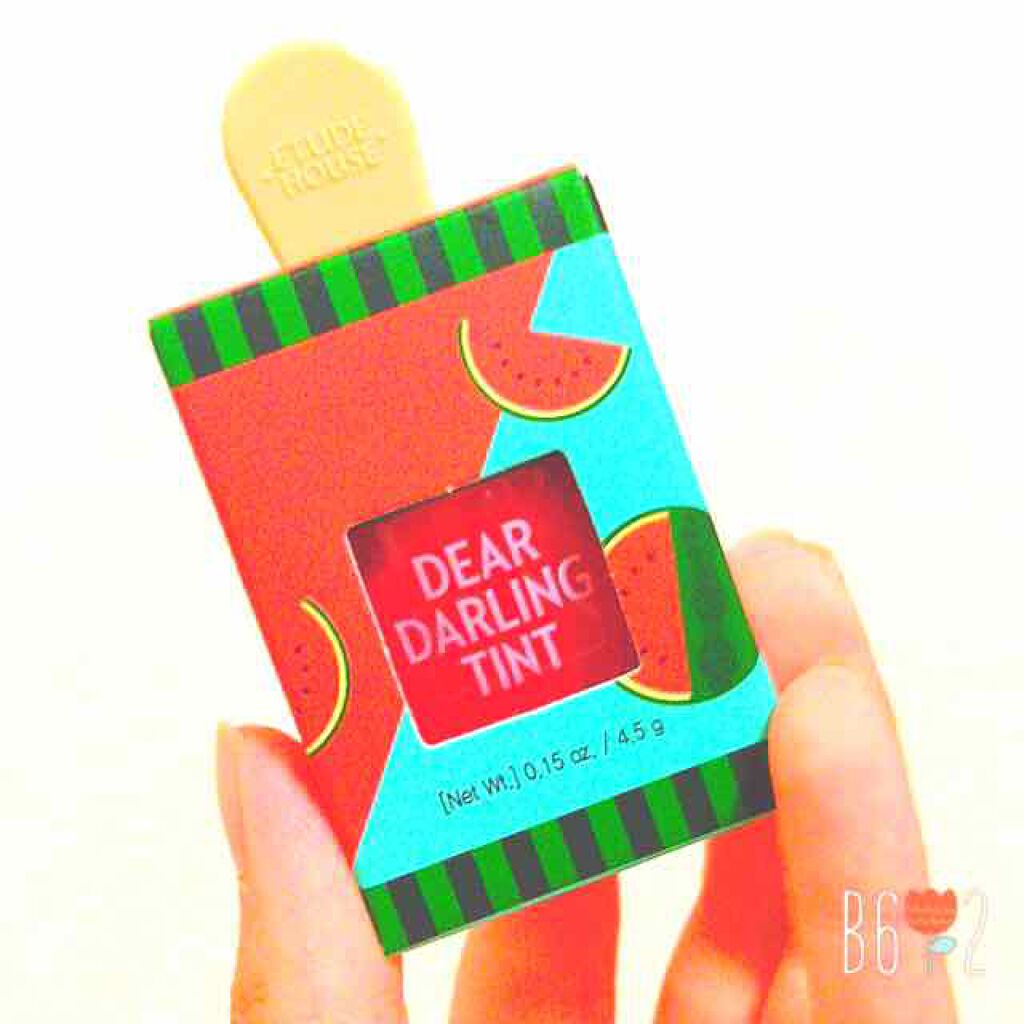 ディアダーリン ウォータージェルティント (アイスティント)/ETUDE/口紅を使ったクチコミ(1枚目)