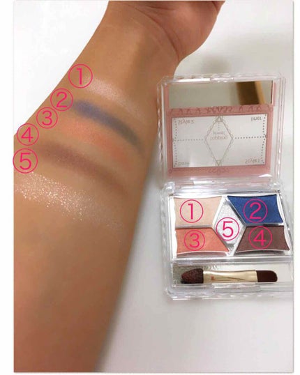 【旧品】パーフェクトスタイリストアイズ/キャンメイク/アイシャドウパレットを使ったクチコミ(2枚目)