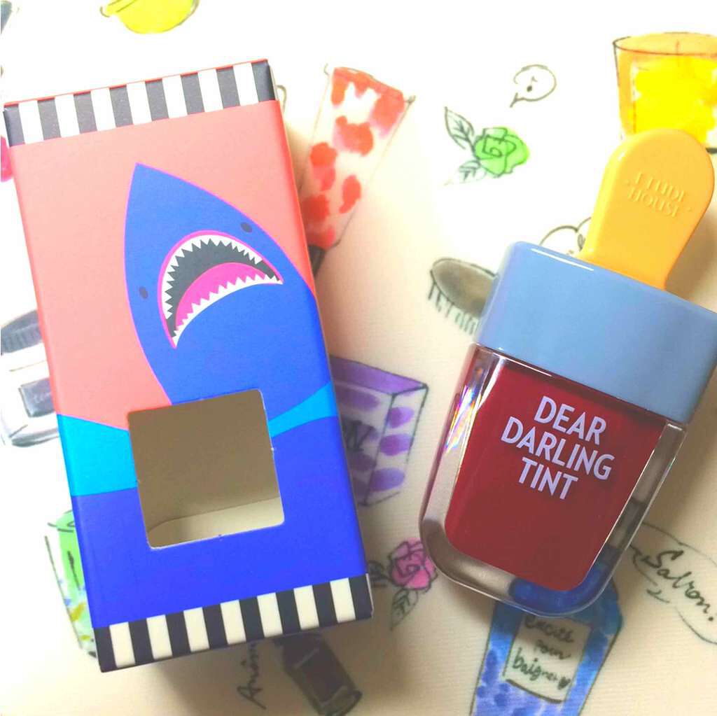 ディアダーリン ウォータージェルティント (アイスティント)/ETUDE/口紅を使ったクチコミ(1枚目)