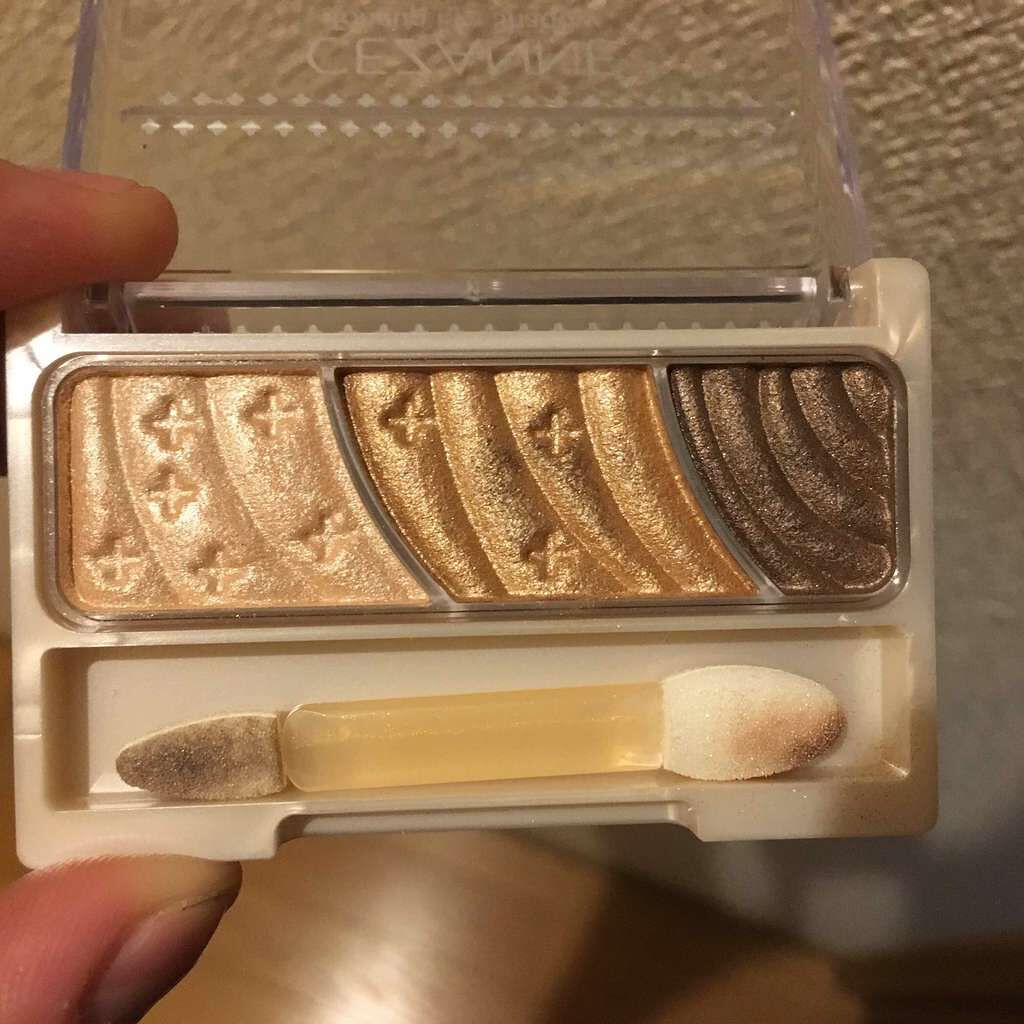 トーンアップアイシャドウ/CEZANNE/アイシャドウパレットを使ったクチコミ(2枚目)