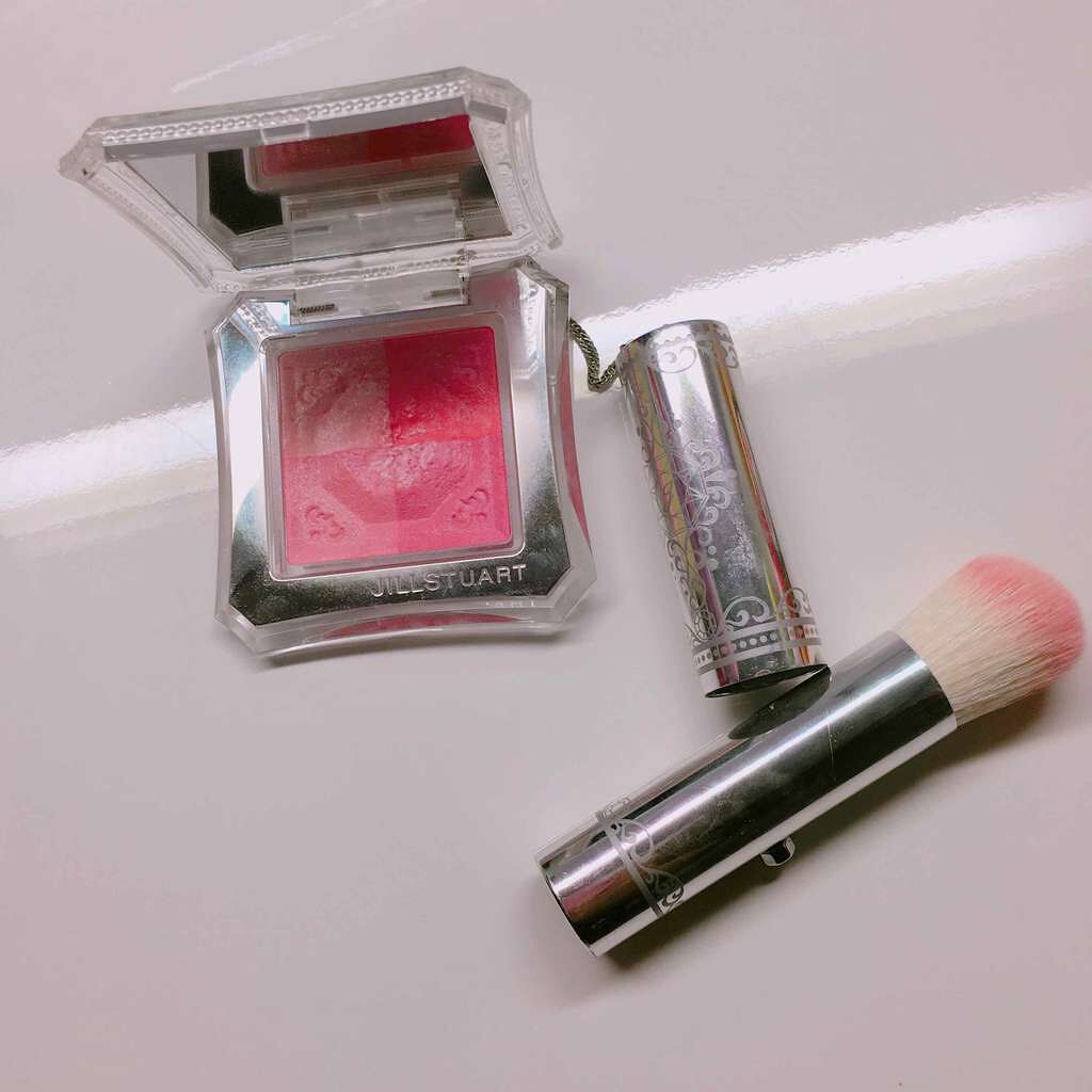 レイヤーブラッシュ コンパクト/JILL STUART/パウダーチークを使ったクチコミ(3枚目)