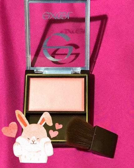 スキニーリッチチーク/excel/パウダーチークを使ったクチコミ(3枚目)