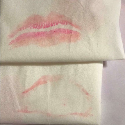 スウィーツ スウィーツ ラスティングリップコートのクチコミ「⚠️三枚目の画像は唇をティッシュにつけた画像があります。見たくない方は閲覧にお気をつけください.....」(3枚目)