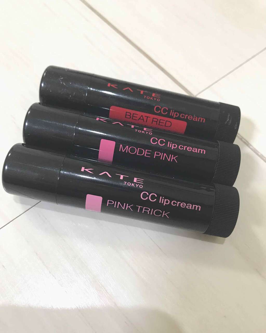 CCリップクリームN/KATE/リップケアを使ったクチコミ（1枚目）