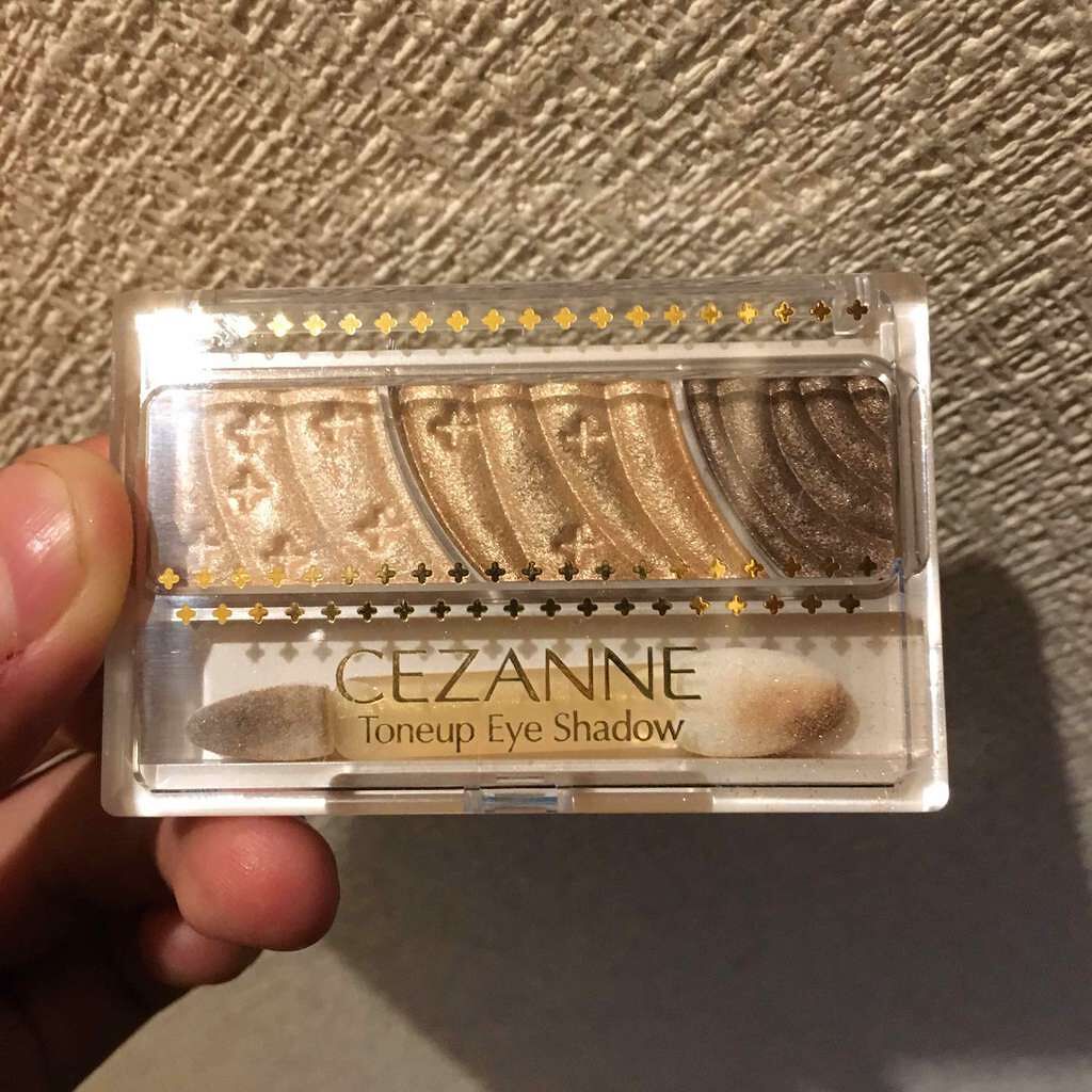 トーンアップアイシャドウ/CEZANNE/アイシャドウパレットを使ったクチコミ(1枚目)