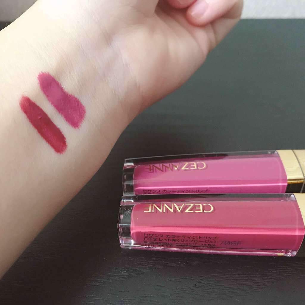 カラーティントリップ/CEZANNE/リップティントを使ったクチコミ（2枚目）