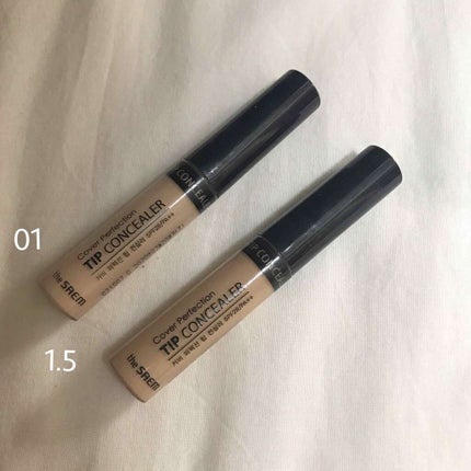 カバーパーフェクション チップコンシーラー/the SAEM/リキッドコンシーラーを使ったクチコミ(1枚目)