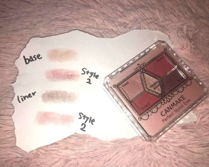 【旧品】パーフェクトスタイリストアイズ/キャンメイク/アイシャドウパレットを使ったクチコミ(1枚目)