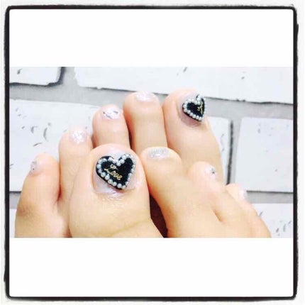 ビューティーワールド BWオーロラジェルのクチコミ「♥ペディキュア♥
私はセルフでジェルネイルを
たまに気が向いたらしています◡̈⃝♡
連休に.....」(1枚目)