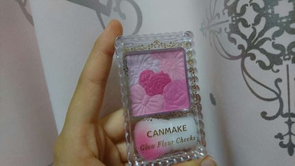 グロウフルールチークス/キャンメイク/パウダーチークを使ったクチコミ(1枚目)